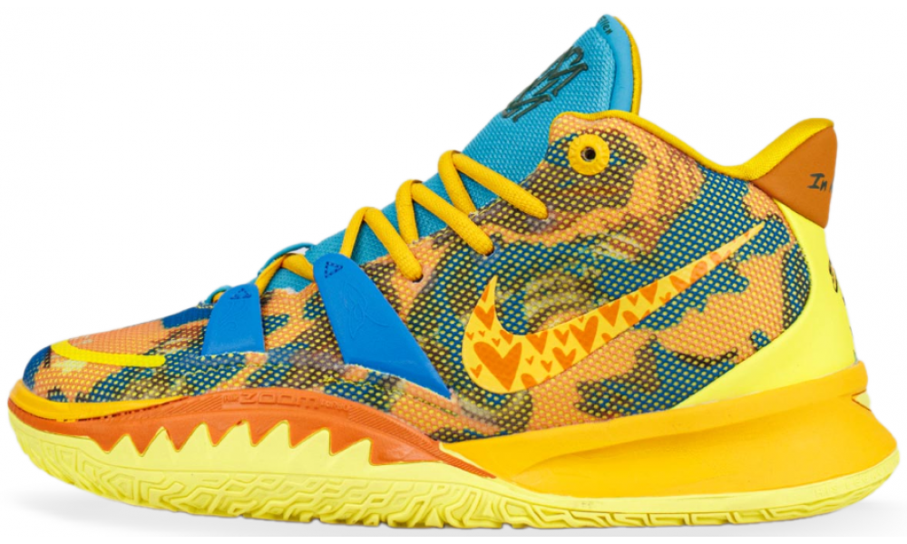 Кроссовки Nike Kyrie 7 Multi-Color Yellow Green купить в интернет